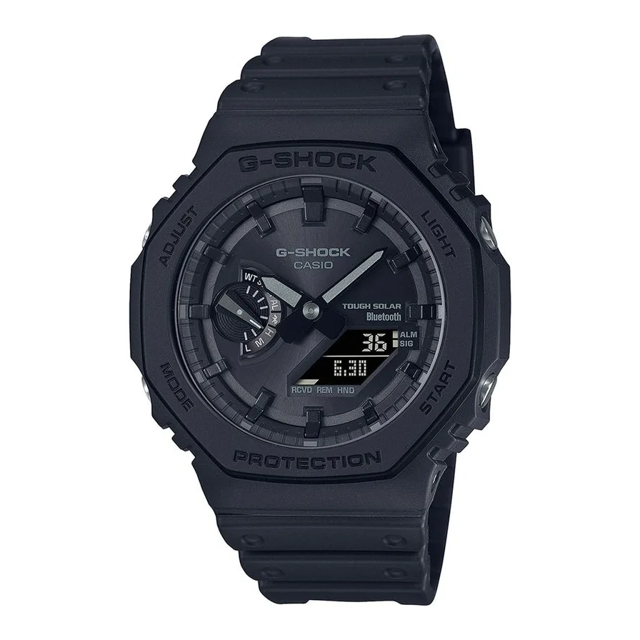 Casio analog si digital cu baterie solara G-Shock, Negru