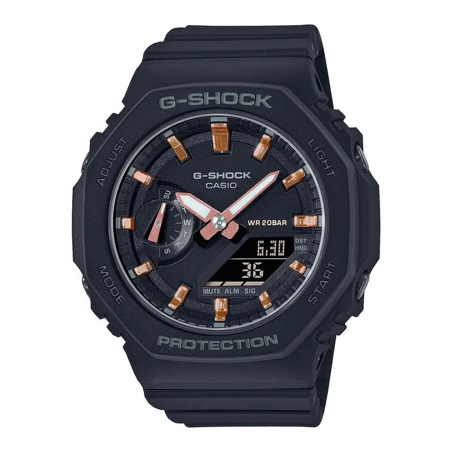 Casio digital cu functii multiple G-Shock, Negru