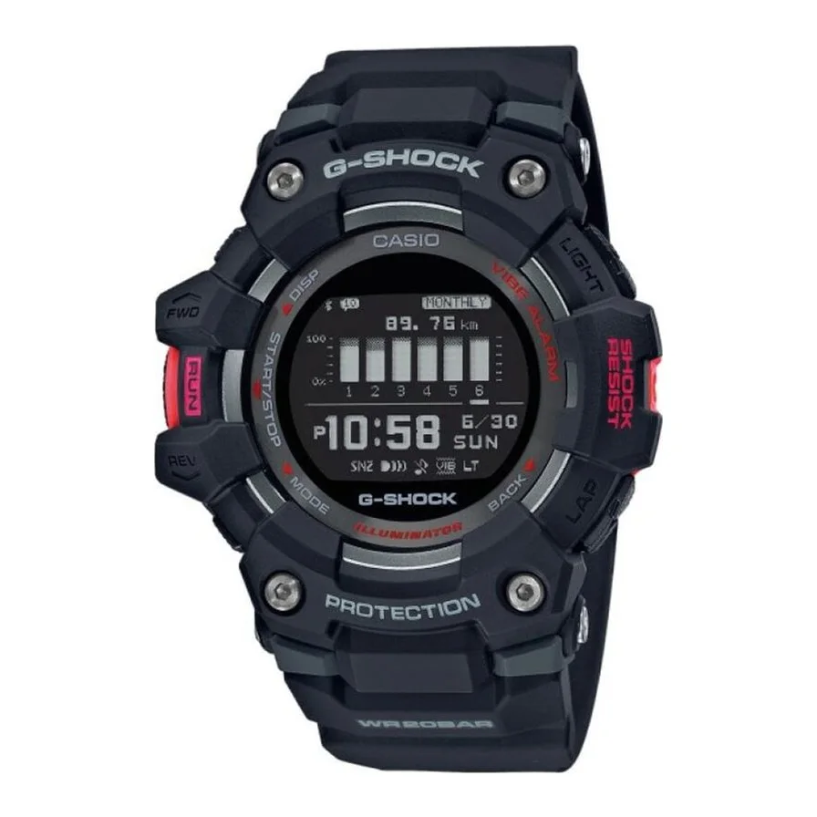 Casio digital cu o curea de rasina G-Shock, Bleumarin inchis