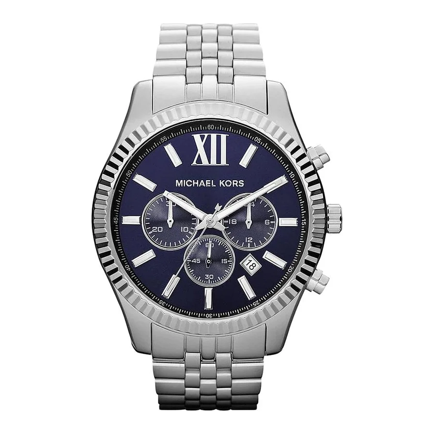 Ceas cronograf argintiu Lexington, de barbati, Michael Kors, MK8280