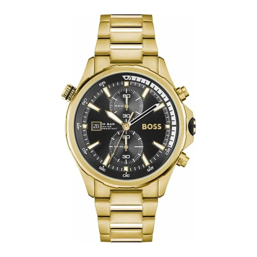 Ceas de barbati, Hugo Boss, Otel inoxidabil, 10 ATM, Quartz, Multicolor