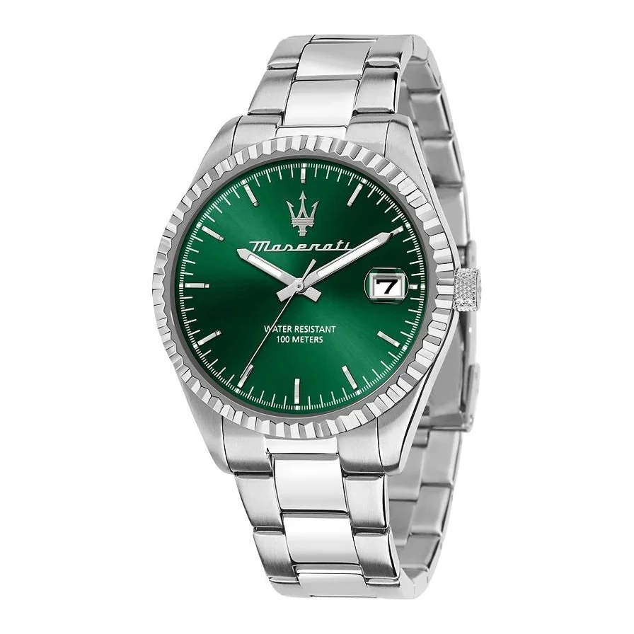 Ceas Maserati Competizione R8853100043, carcasa 43mm, cadran verde