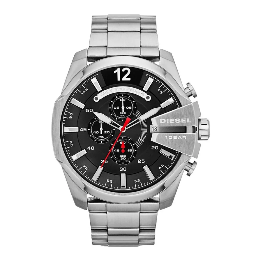 Diesel Ceas cronograf argintiu