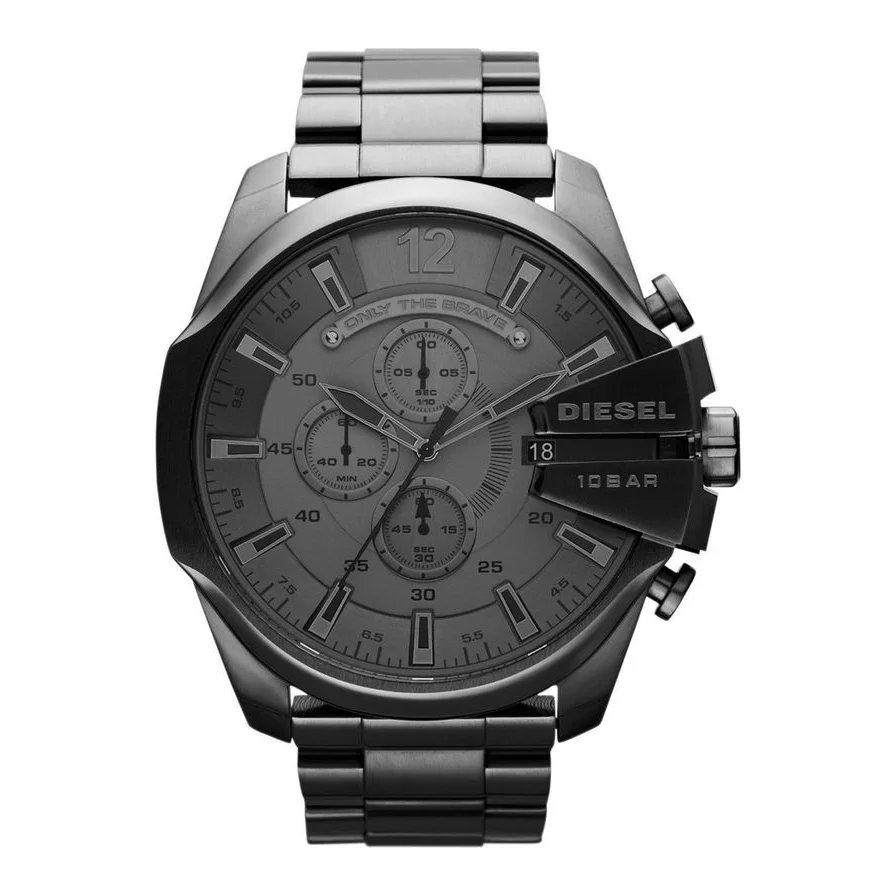 Diesel Ceas cronograf gri hematit