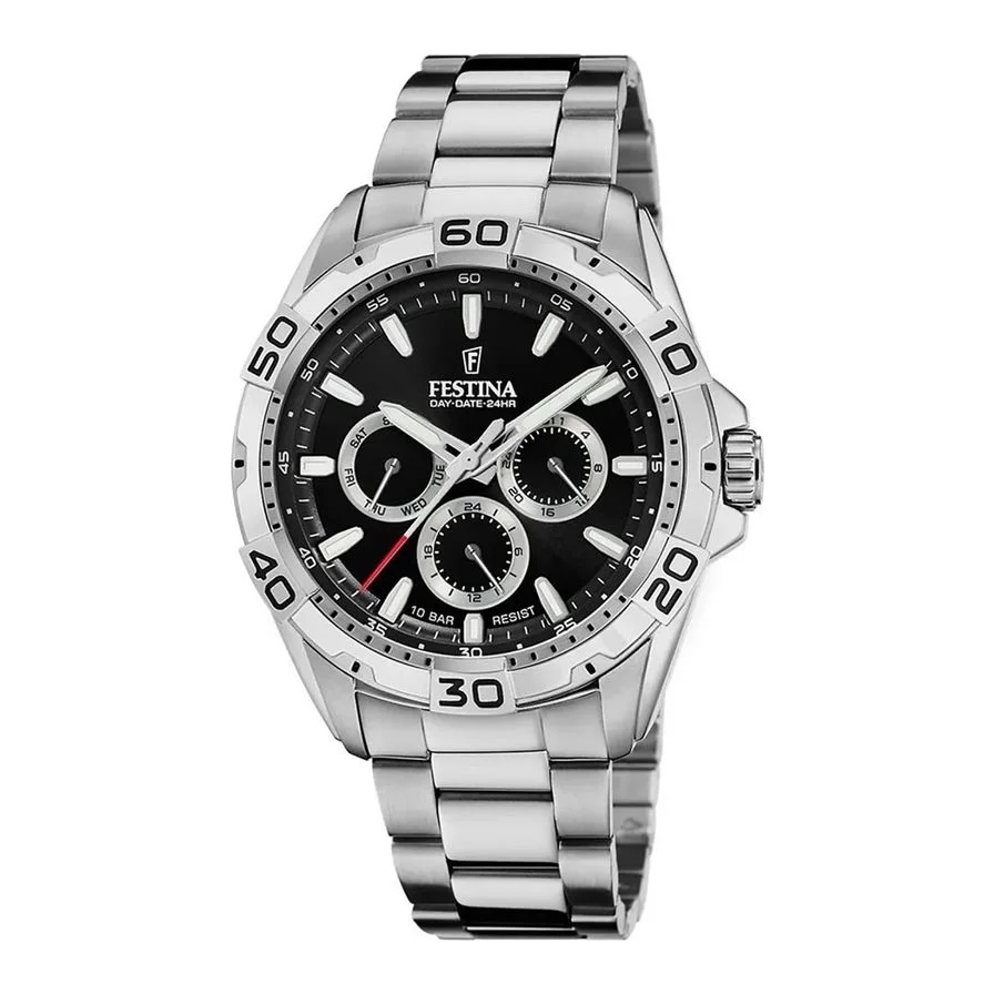 Festina cu bratara si functii multiple, Argintiu