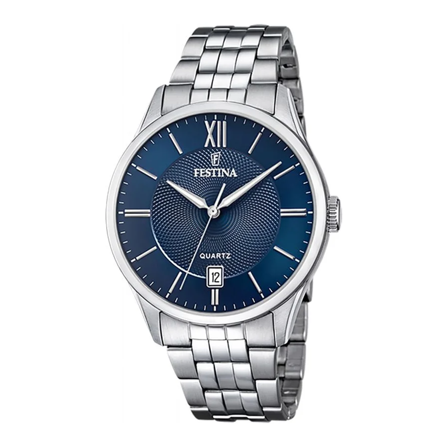 Festina quartz, Argintiu, Bleumarin