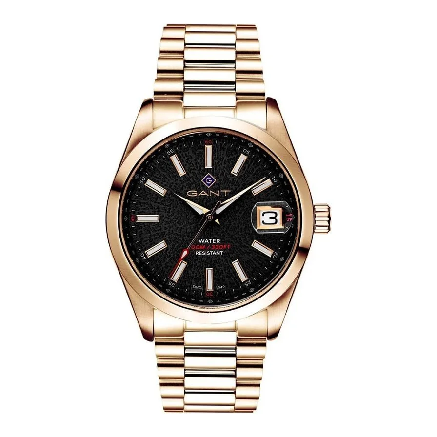 Gant, Stainless Steel, 42mm, Roze Gold, G161005