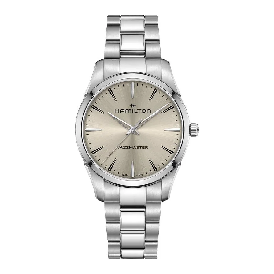 Hamilton Jazzmaster 40mm metalic argintiu