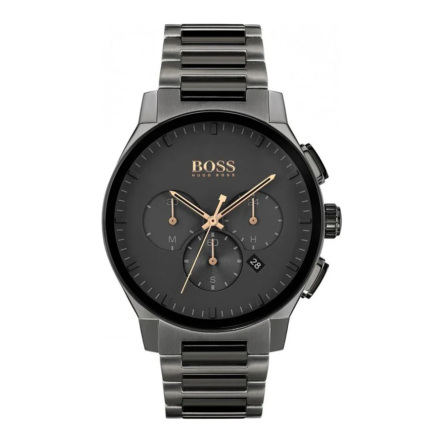 Hugo Boss 1513814, Quartz, 44mm, 3ATM, Gri