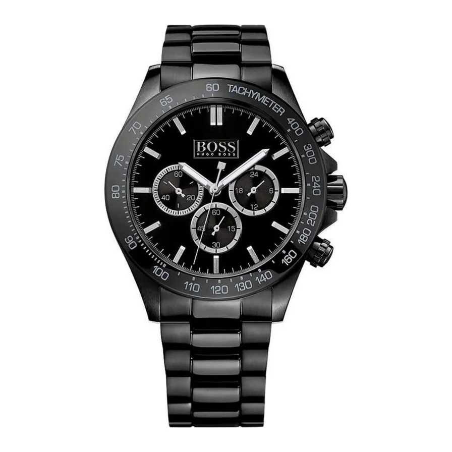 Hugo Boss, Sticla/Inox, 10 Bar, Negru