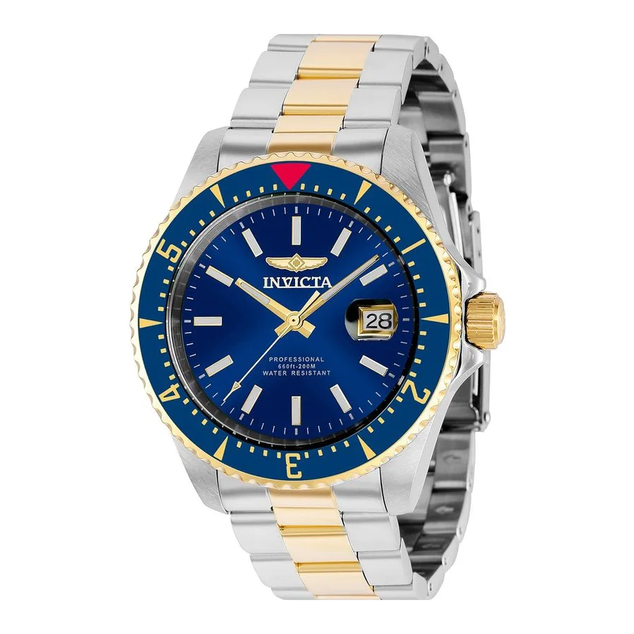 Invicta automatic cu doua nuante, Argintiu, Auriu
