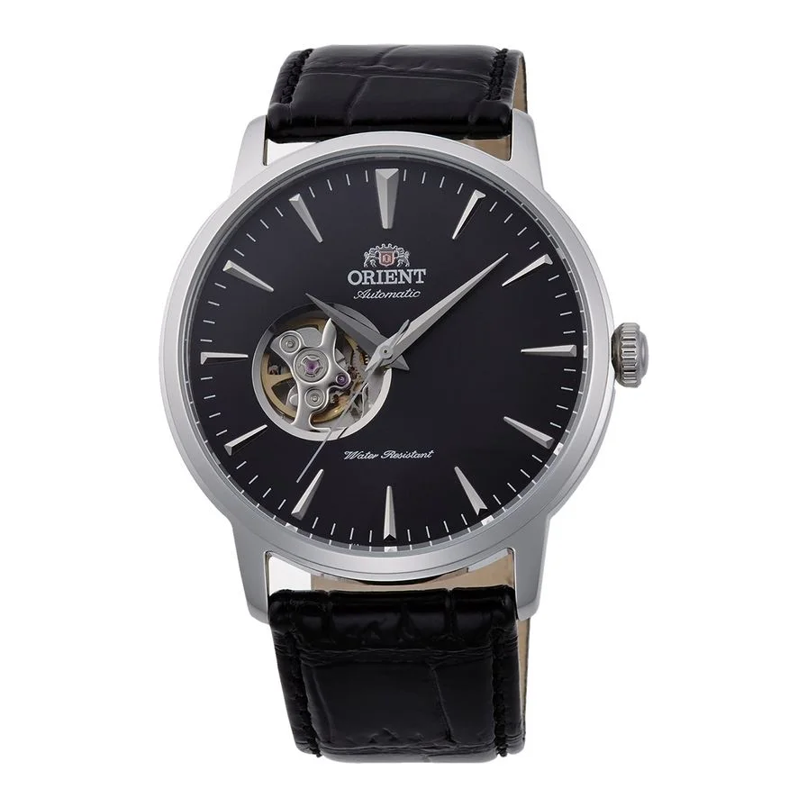 ORIENT automatic de otel inoxidabil, Negru