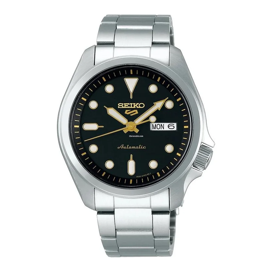 Seiko quartz Seiko 5, Argintiu