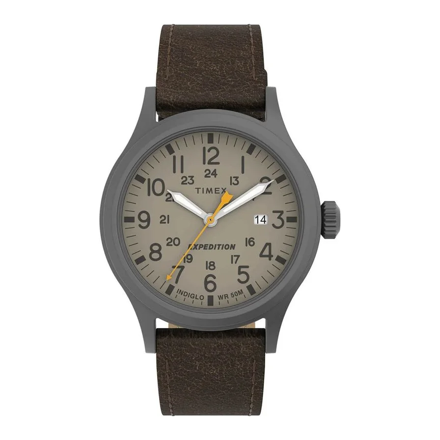 Timex, Inox/piele, Maro