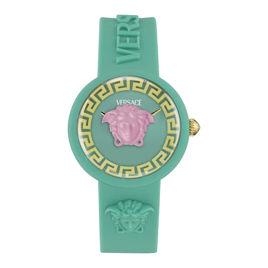 Versace VE9200225, mecanism Seiko, culoare verde, 11mm, curea din piele